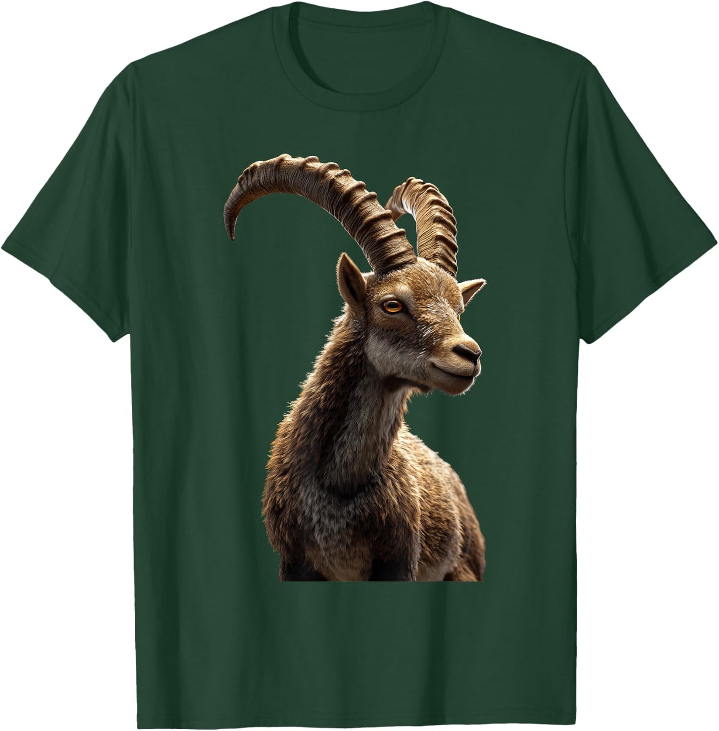 Steinbock Ziege Bock Alpensteinbock Capricorn Süße Ziegen T-Shirt - T-Shirt | Forest
