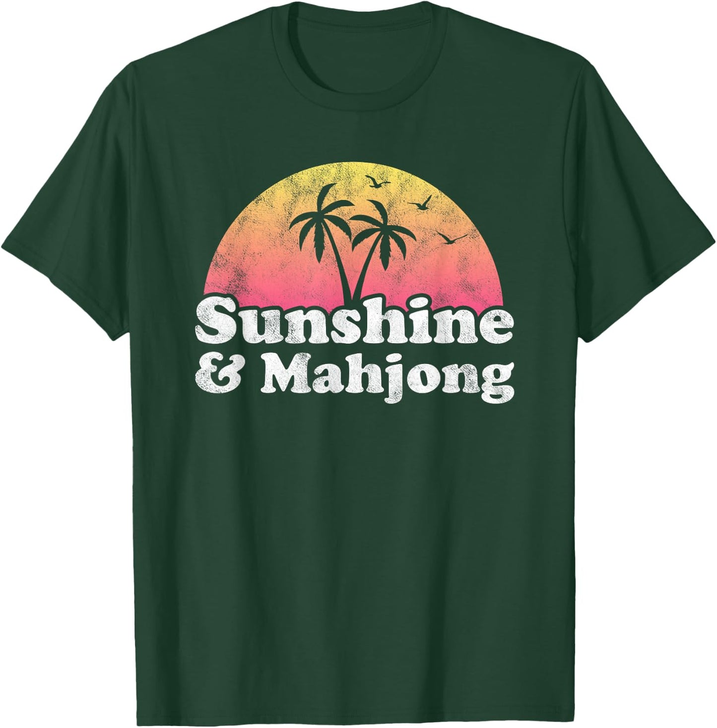 Sunshine and Mahjong T-Shirt - T-Shirt | Forest