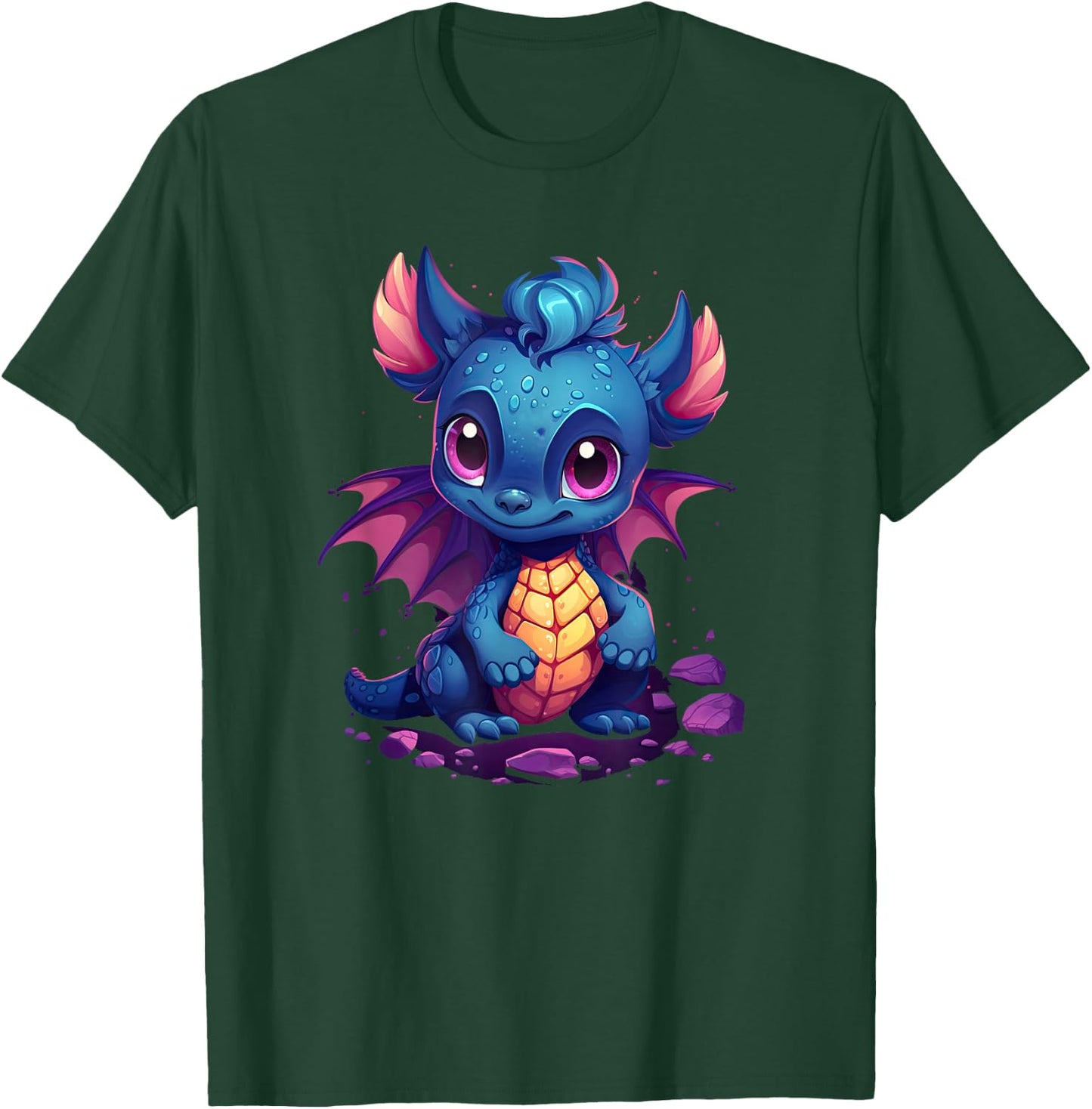 Cute Dragon funny Dragon lover baby T-Shirt - T-Shirt | Forest