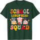 school lunch squad Lunch Lady School Cafeteria workers Gnome T-Shirt - T-Shirt | Forest