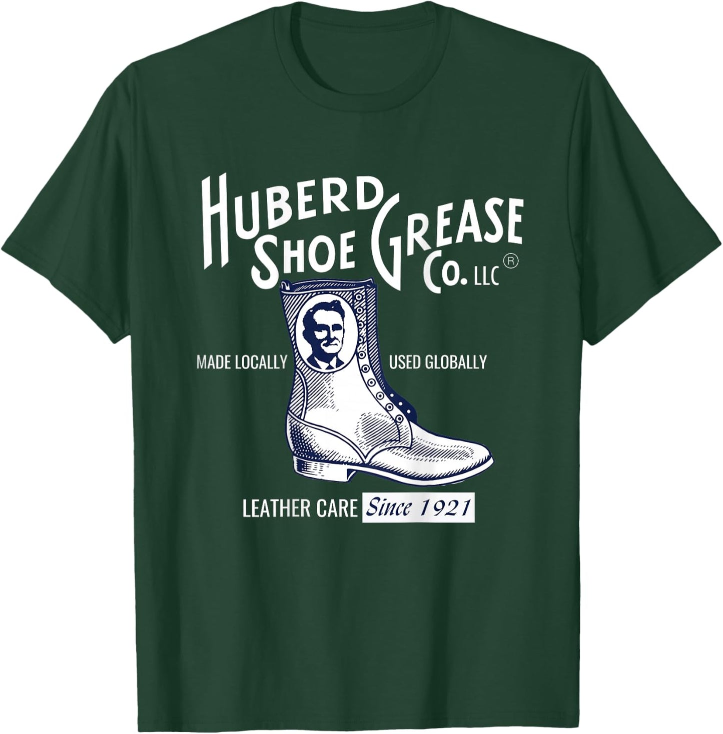 Huberd's Shoe Grease Logo Dark T-Shirt - T-Shirt | Forest