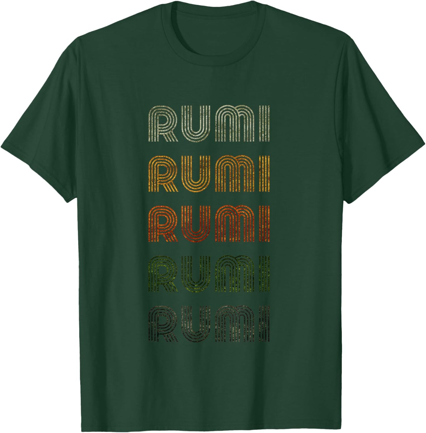 Love Heart Rumi Grunge Vintage Style Black Rumi T-Shirt - T-Shirt | Forest