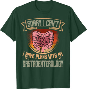 Gastroenterologist Stomach GI Specialist Retro Vintage T-Shirt - T-Shirt | Forest