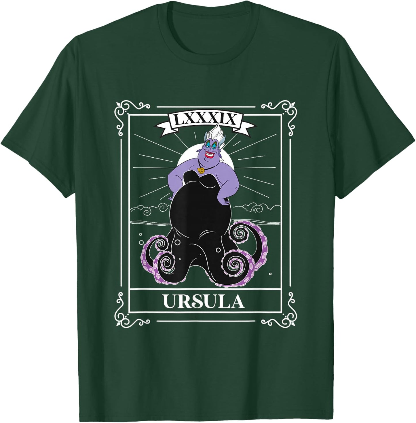 Disney The Little Mermaid LXXXIX Iconic Ursula Chest Frame T-Shirt - T-Shirt | Forest