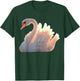 Swan White Mute Swans Goose Duck Swan T-Shirt - T-Shirt | Forest