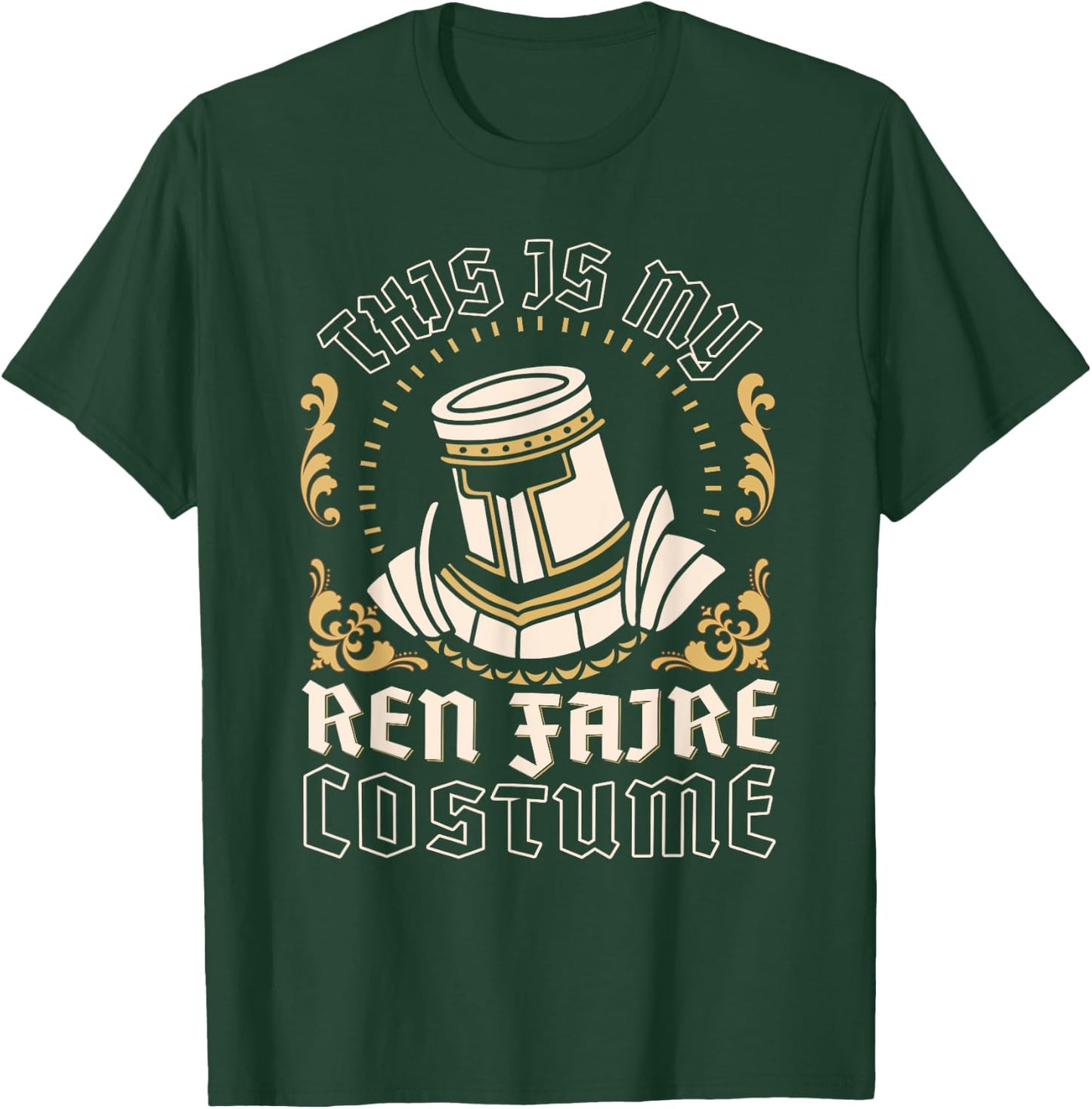 This Is My Ren Faire Costume Funny Medieval Renaissance Fair T-Shirt - T-Shirt | Forest
