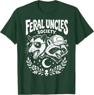 Feral Uncles Society T-Shirt - T-Shirt | Forest