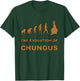The Evolution of Chungus Fat Parody Distressed Old Looking T-Shirt - T-Shirt | Forest