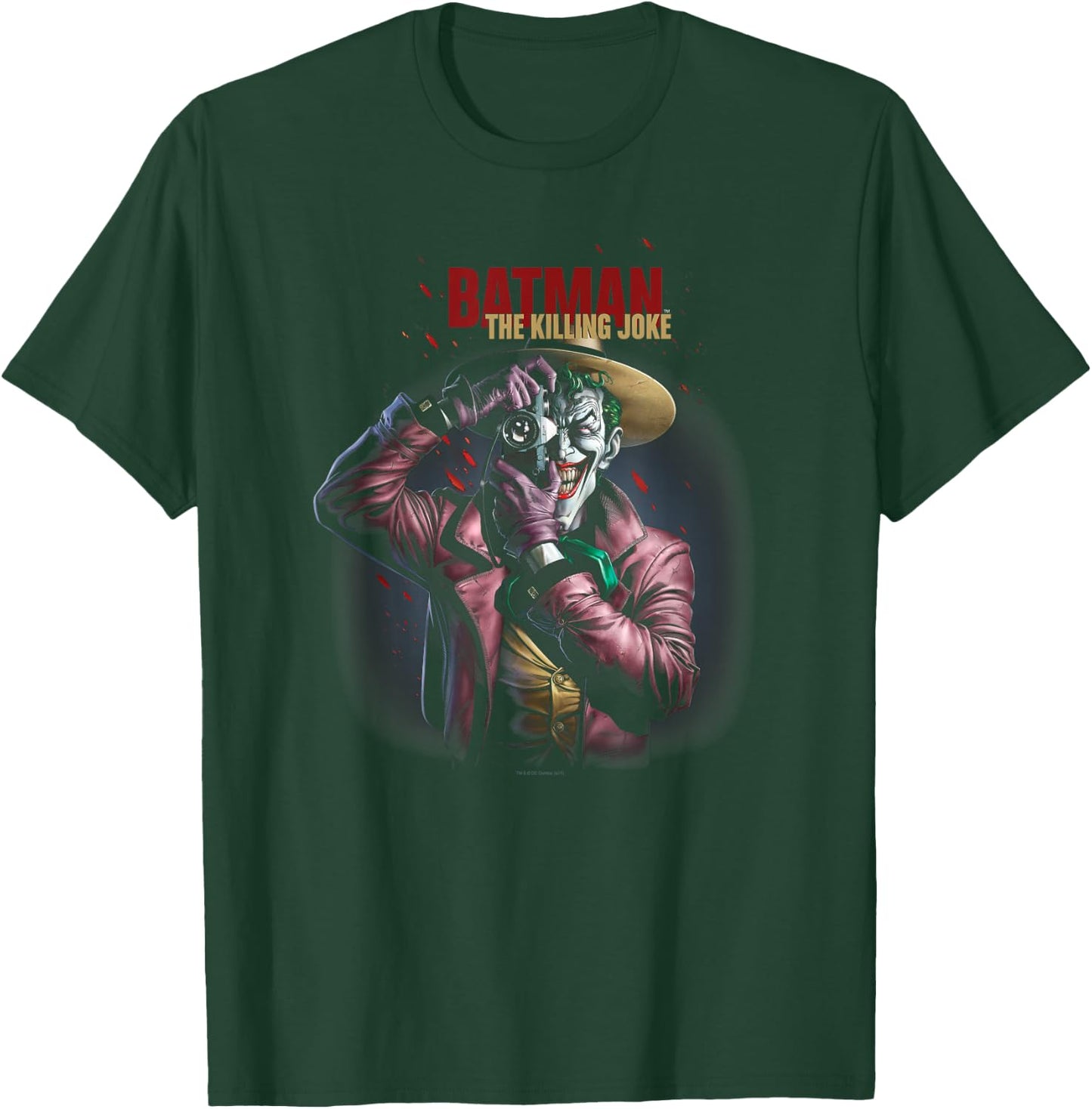 Batman Joker The Killing Joke Camera T-Shirt - T-Shirt | Forest