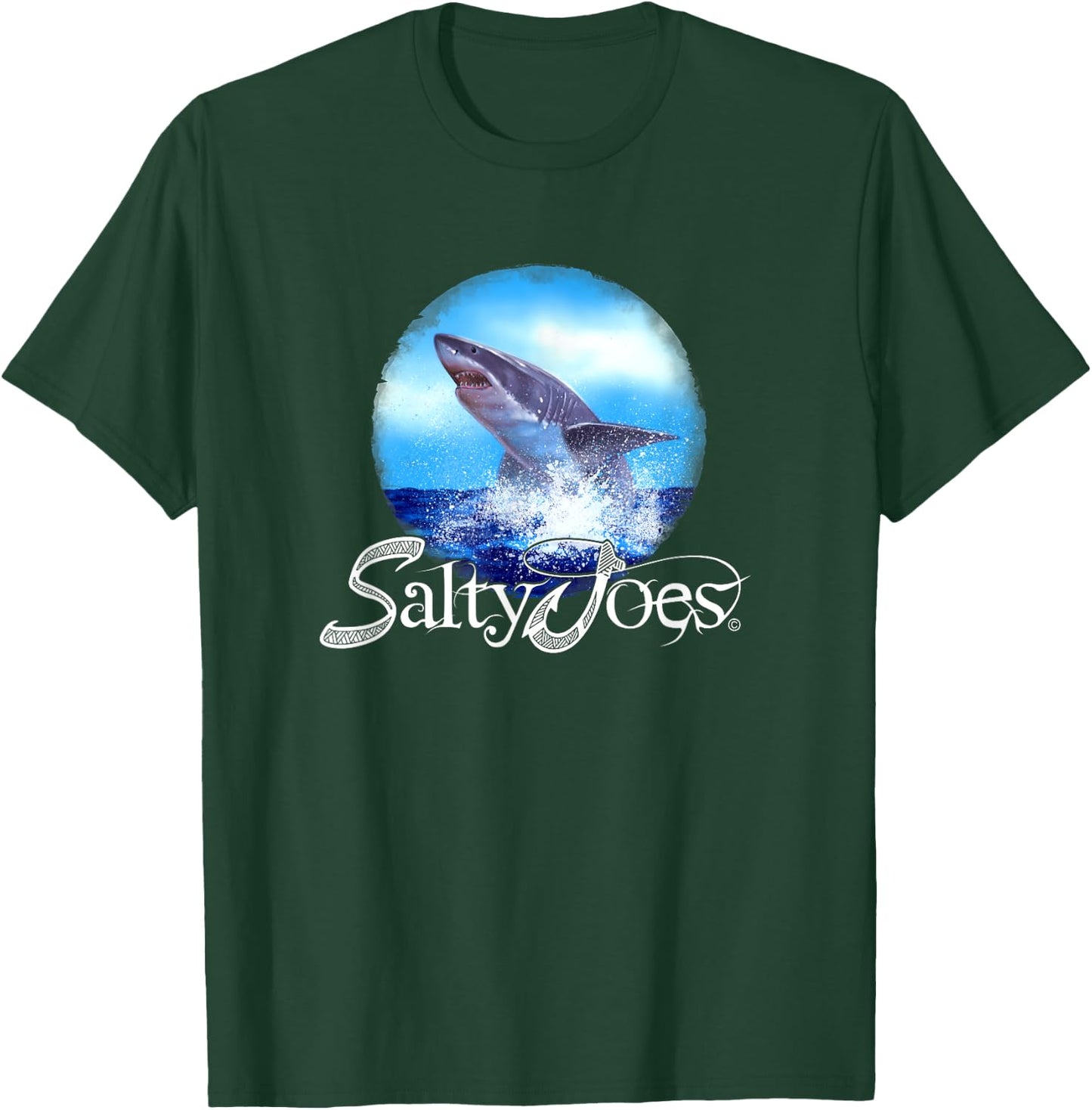 Salty Joe's King of the Ocean Logo Graphic T-Shirt - T-Shirt | Forest