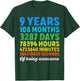 9 Years Old Gifts 9th Birthday Shirt Vintage Retro Countdown T-Shirt - T-Shirt | Forest