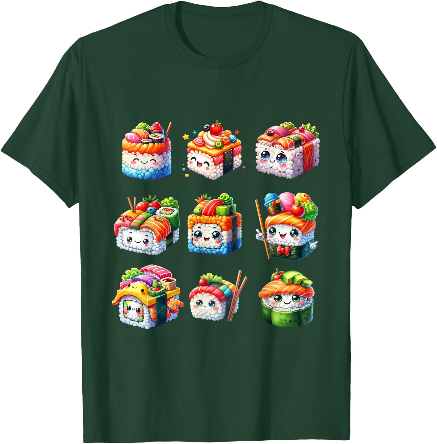 Set Japanese Food Lover T-Shirt - T-Shirt | Forest