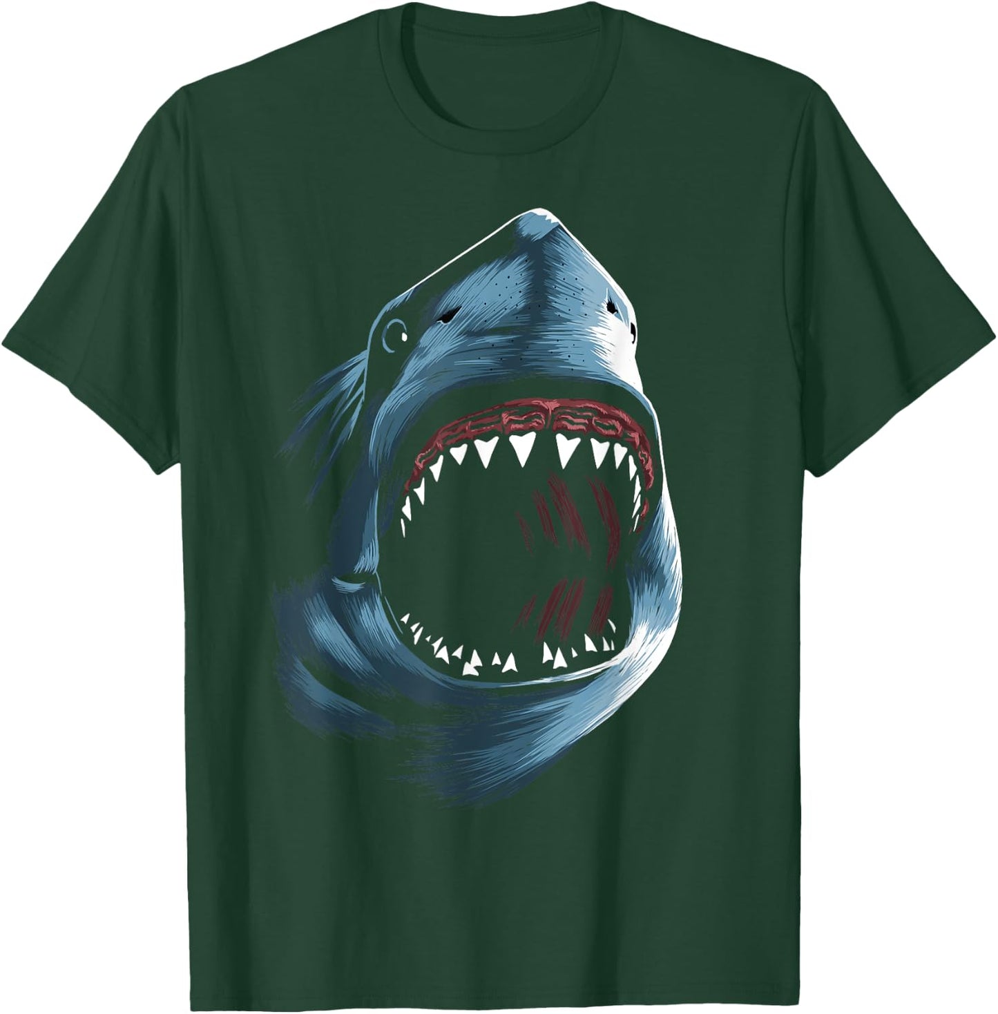 Great shark white attack T-Shirt - T-Shirt | Forest