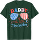 Daddy of The Little Firecracker 4th of July Birthday Family T-Shirt - T-Shirt | Forest