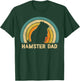 Hamster Dad Father's Day Vintage Style Hamster Dad Daddy T-Shirt - T-Shirt | Forest