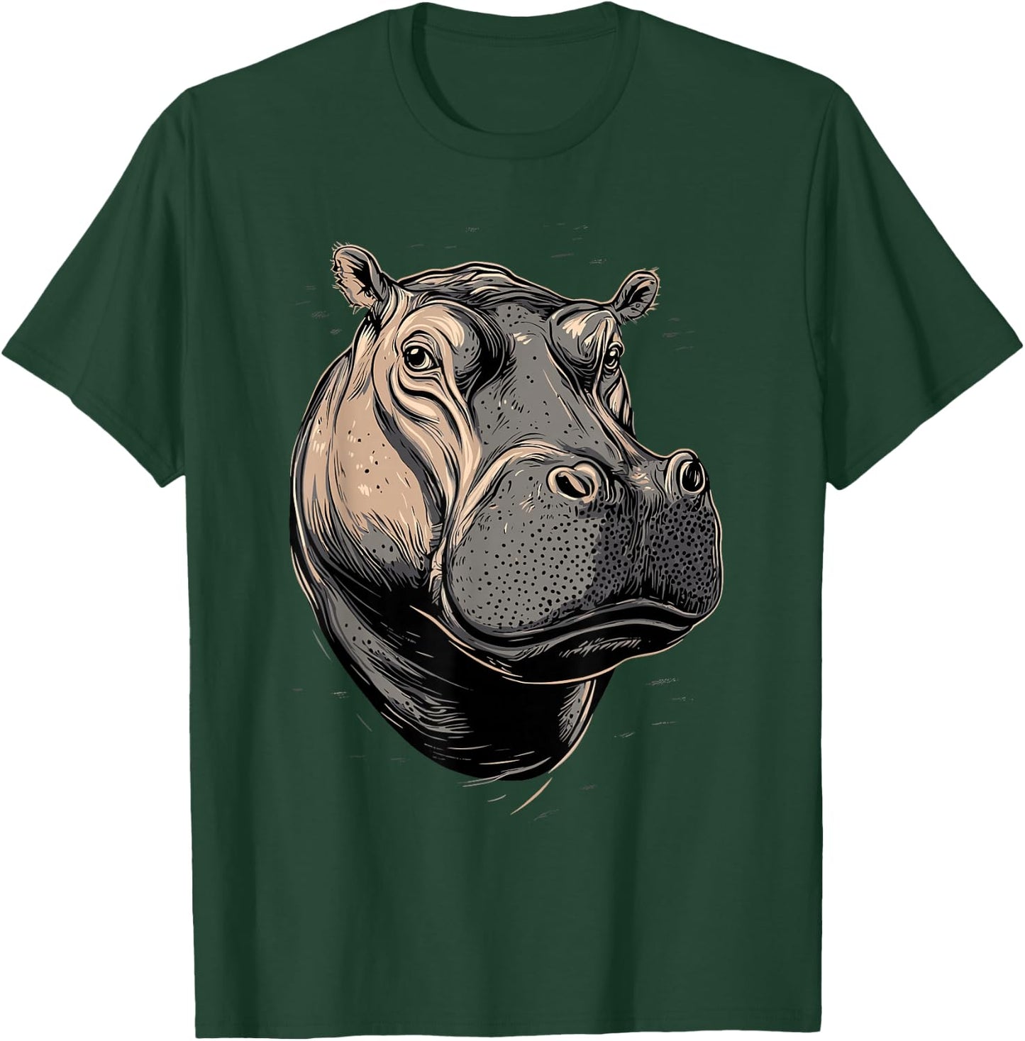 Hippo Hippo Hippopotamus Sweet Hippos T-Shirt - T-Shirt | Forest