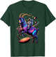 Astronaut Rides Goat Space Stars Comets Galaxy Planets T-Shirt - T-Shirt | Forest