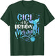 Gigi Of The Birthday Mermaid Family Matching Party Squad T-Shirt - T-Shirt | Forest