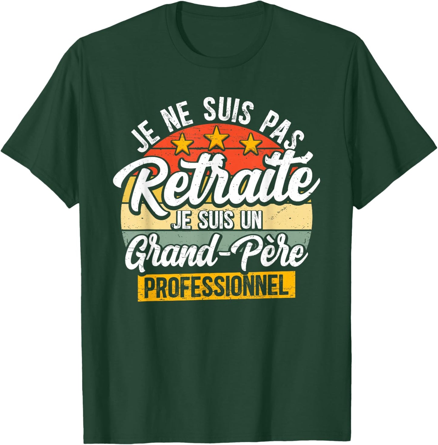 Grandpa Professional Grandfather Grandparent Retired Gift Grandpa T-Shirt - T-Shirt | Forest