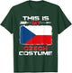 This Is My Czech Costume Czech Republic T-Shirt - T-Shirt | Forest