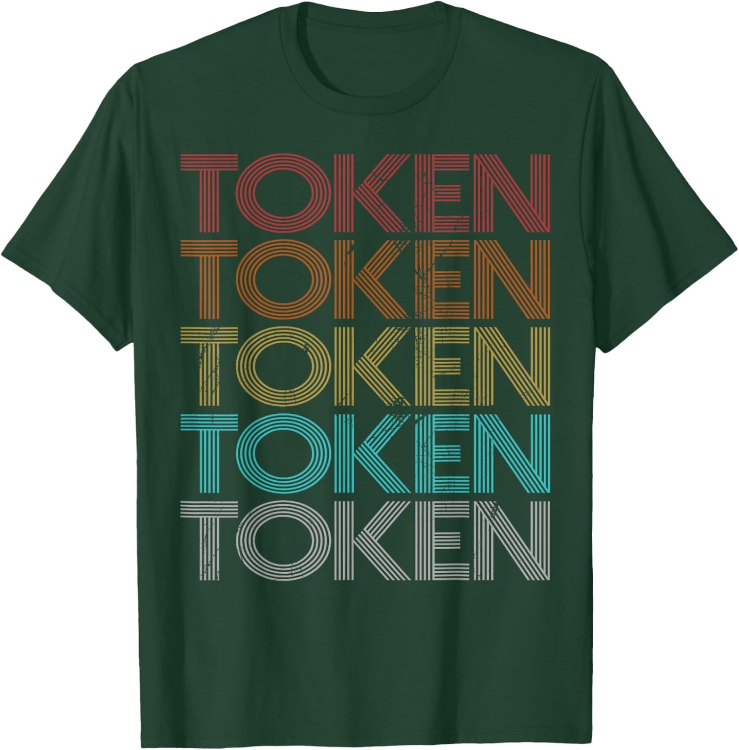 Retro Vintage Token T-Shirt - T-Shirt | Forest