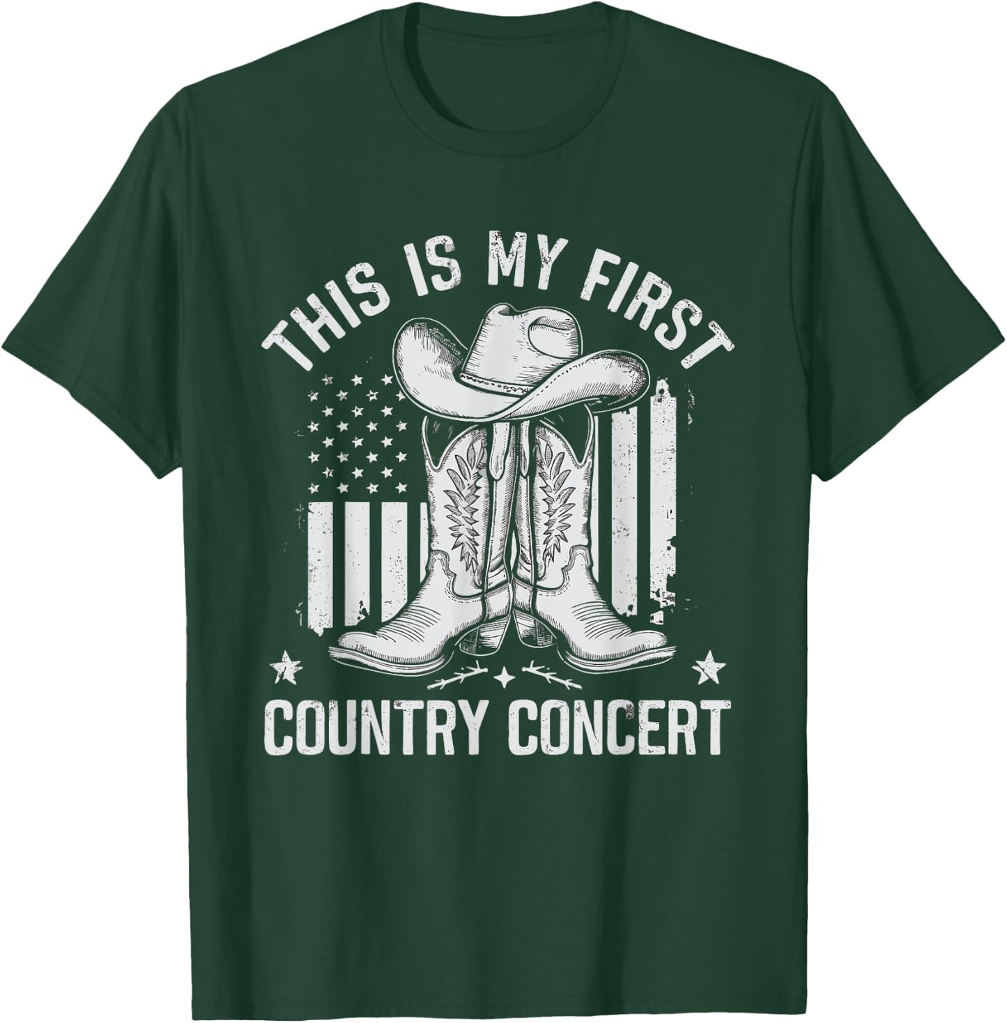 This Is My First Country Concert T-Shirt - T-Shirt | Forest