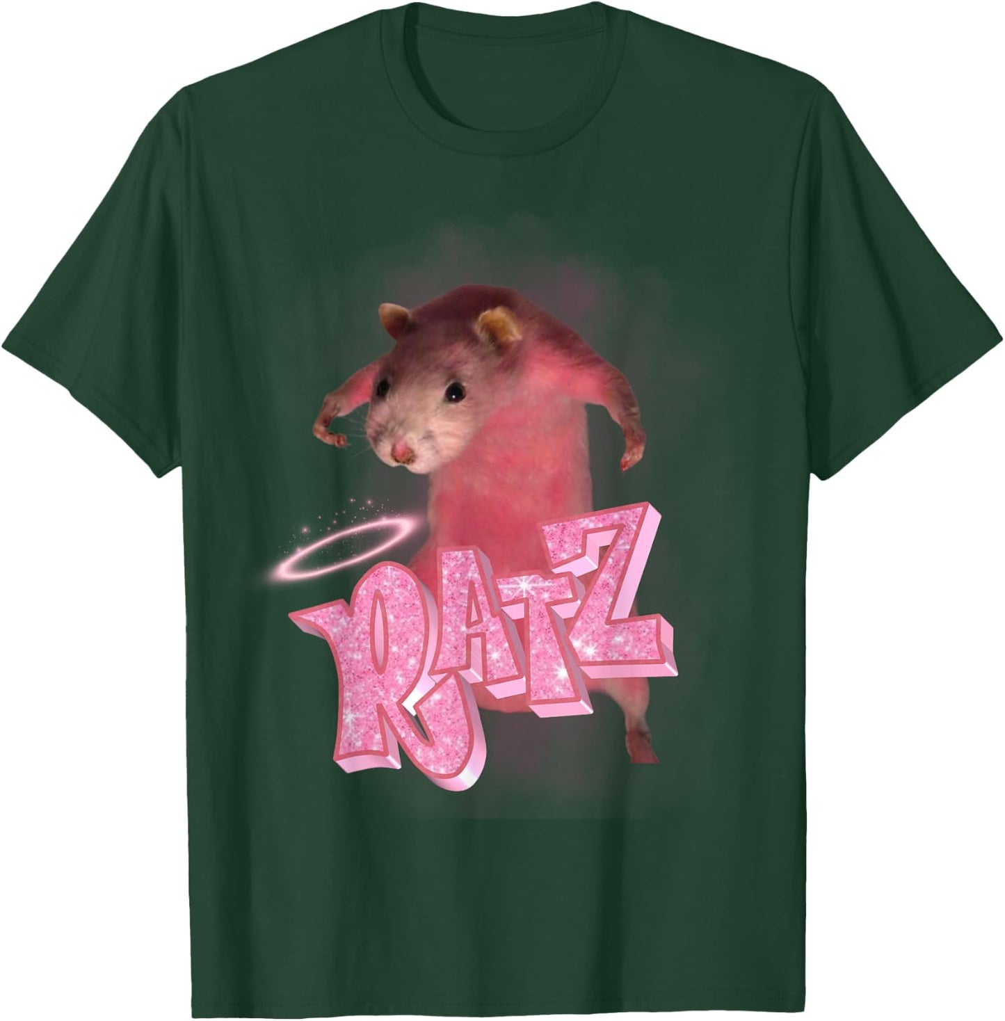 Ratz Meme Funny Rat Funny Mouse Ratz Pink Ratz Mouse T-Shirt - T-Shirt | Forest