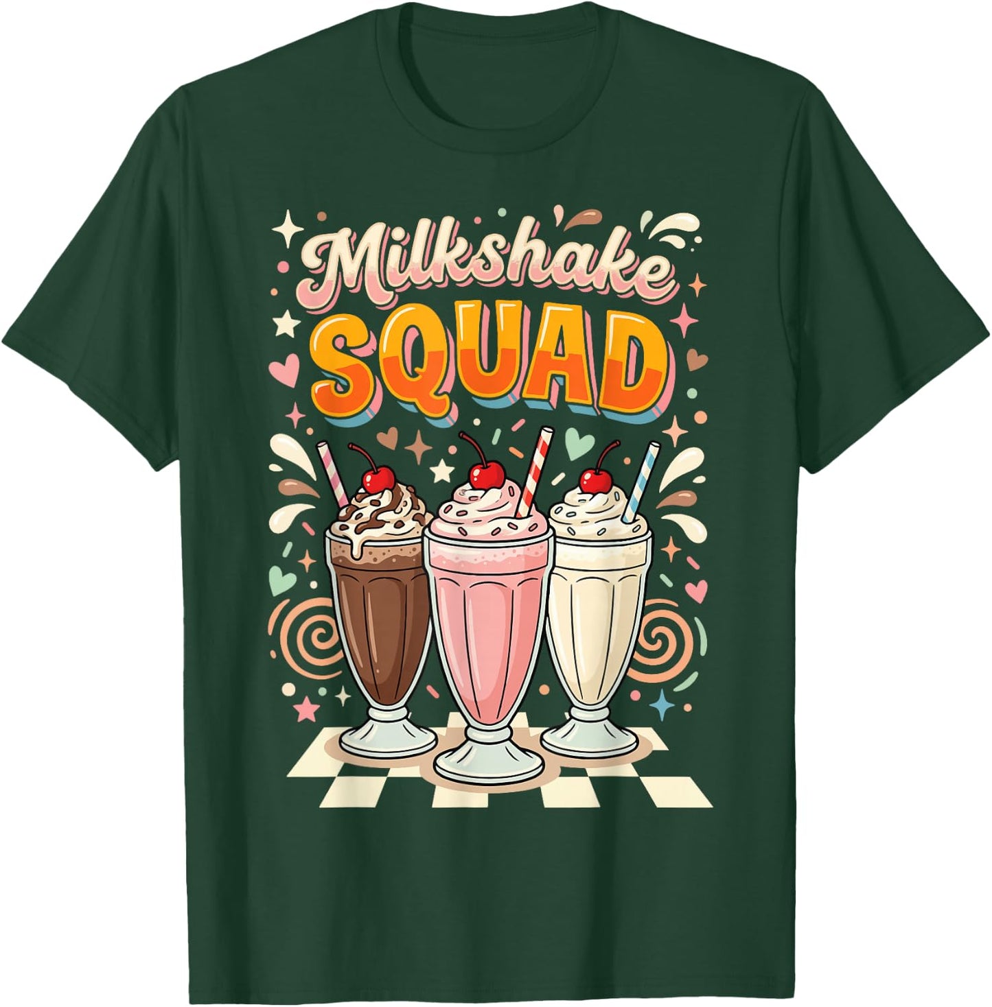 Milkshake Squad T-Shirt - T-Shirt | Forest