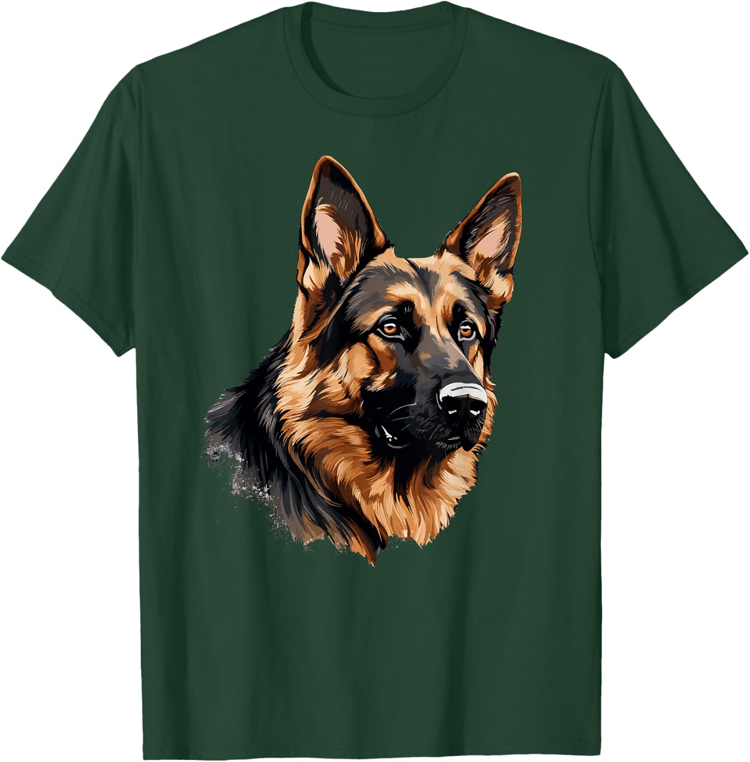 German Shepherd Dog Puppies,German Shepherd fan Lover Owner T-Shirt - T-Shirt | Forest