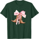Cute Baby Pink Bow Cowgirl Boots Clean Girl Coastal Preppy T-Shirt - T-Shirt | Forest