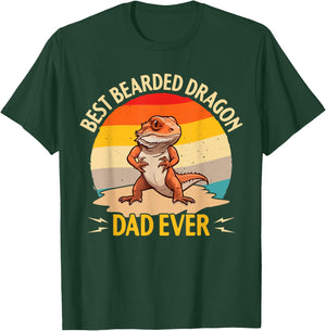 Best Bearded Dragon Dad Ever T-Shirt - T-Shirt | Forest