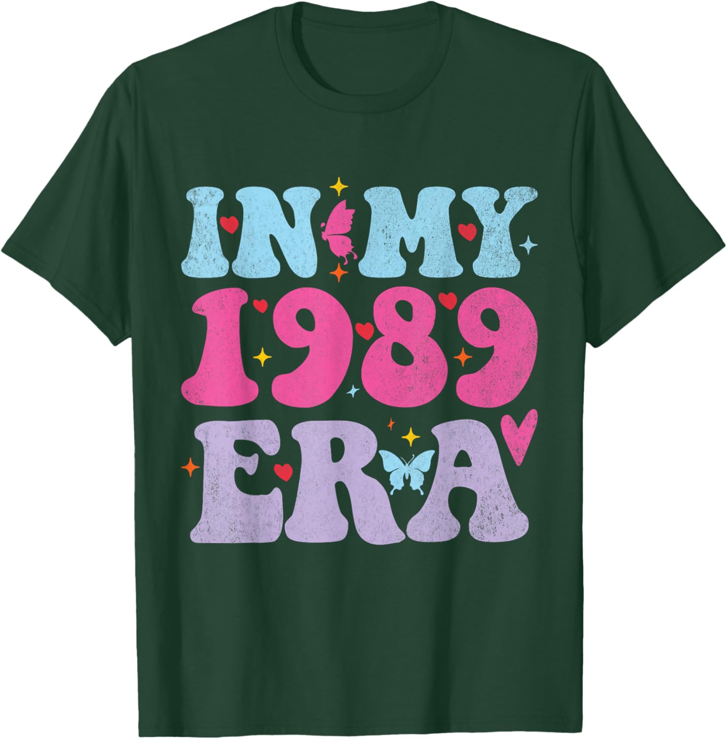 In My 1989 Era Kids Boys Girls Teachers for Youth T-Shirt - T-Shirt | Forest