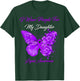 Butterfly I Wear Purple For My Daughter Lupus Awareness T-Shirt - T-Shirt | Forest