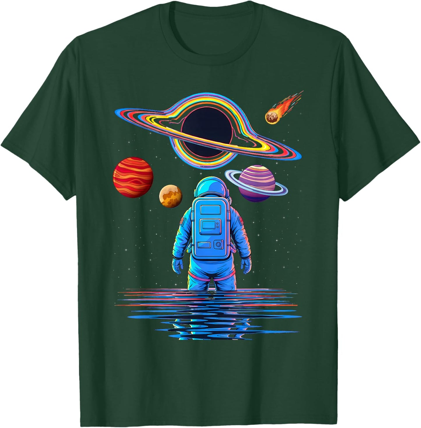 Black Hole Physics Universe Astrophysicist Astrophysics Kids T-Shirt - T-Shirt | Forest