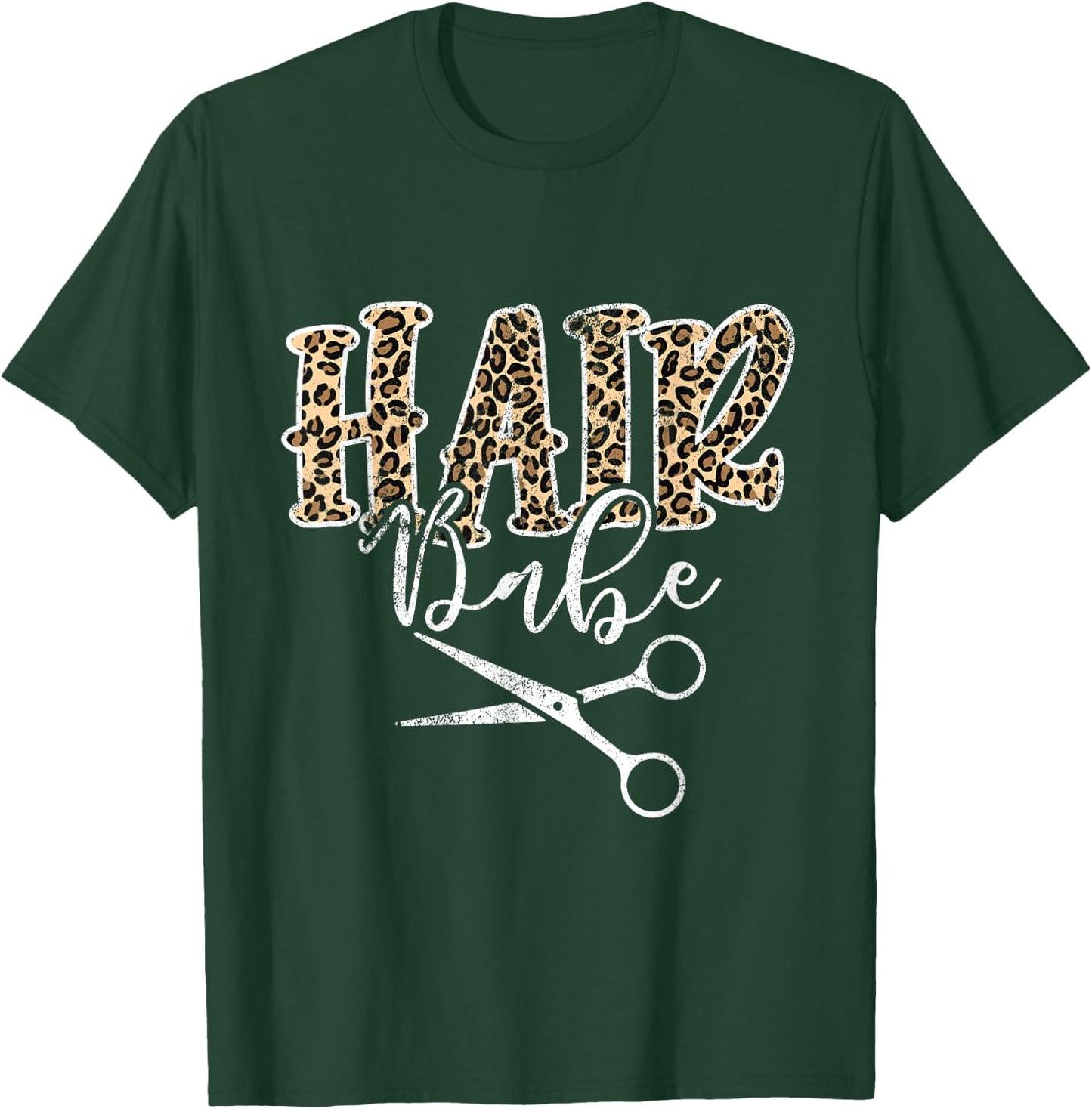 Vintage Hair Babe Hair Stylist Hairdresser Hairstylist T-Shirt - T-Shirt | Forest