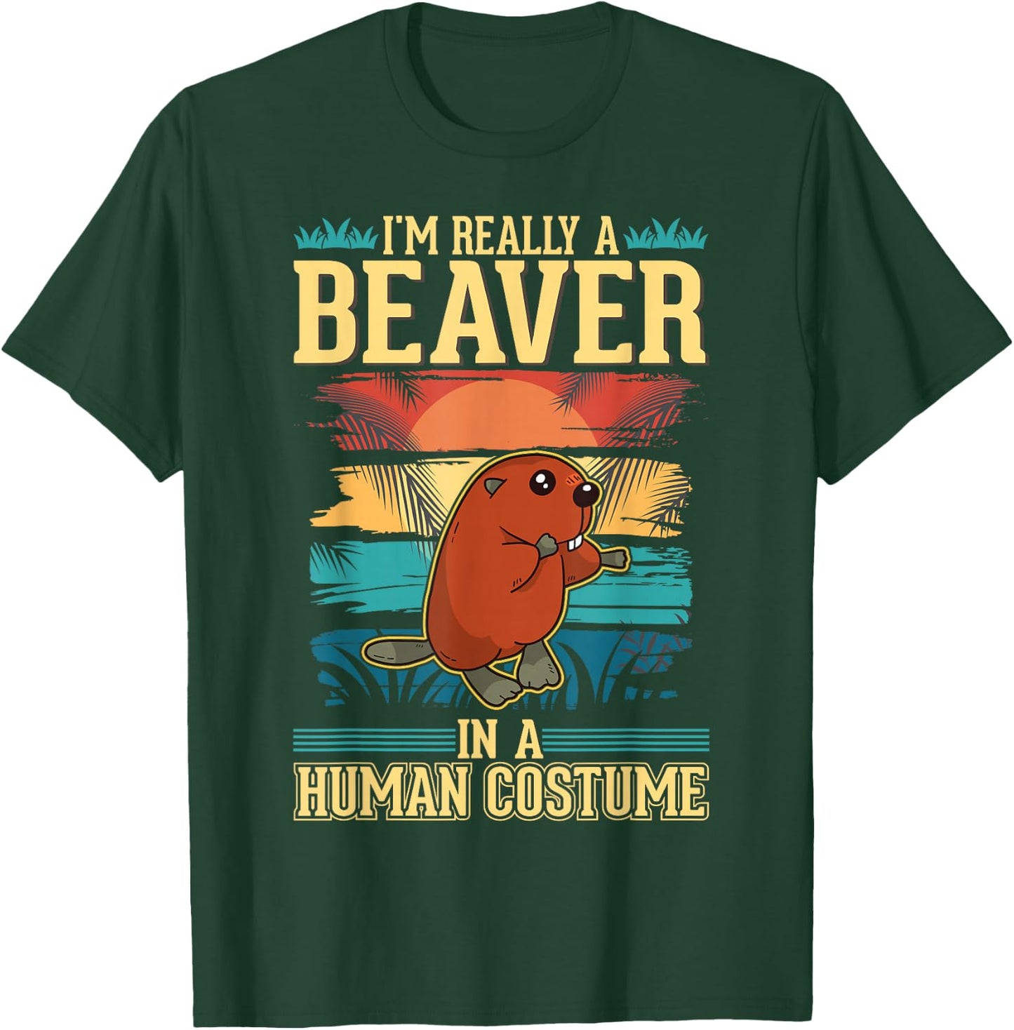 Beaver Costume Halloween Beaver Dam T-Shirt - T-Shirt | Forest