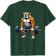 Workout Gym American Bulldog Deadlift Weightlifting Men Women T-Shirt - T-Shirt | Forest