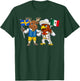 Mexico Sweden Flag Proud Mexican Roots Swedish Heritage T-Shirt - T-Shirt | Forest
