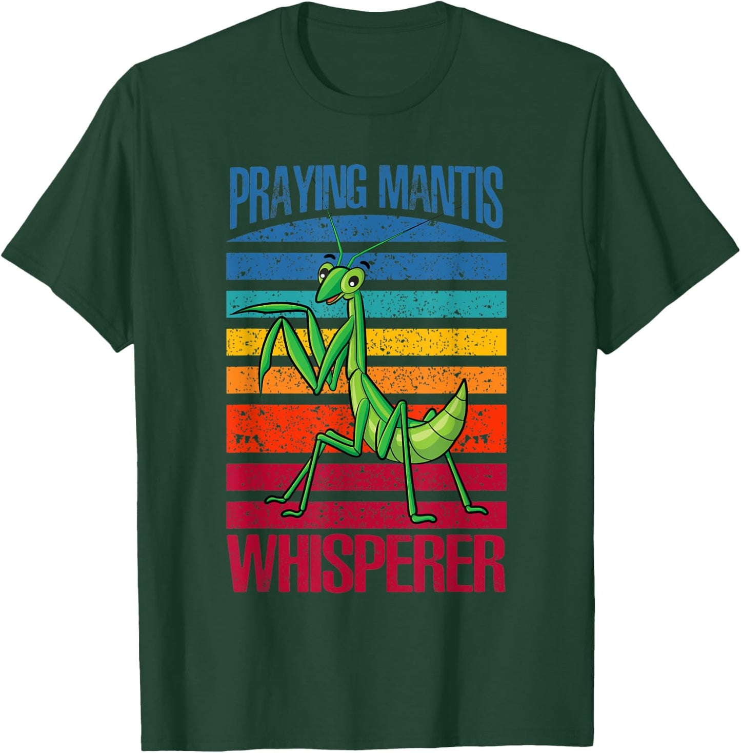 Praying Mantis Whisperer Mantis Garden Ninja T-Shirt - T-Shirt | Forest