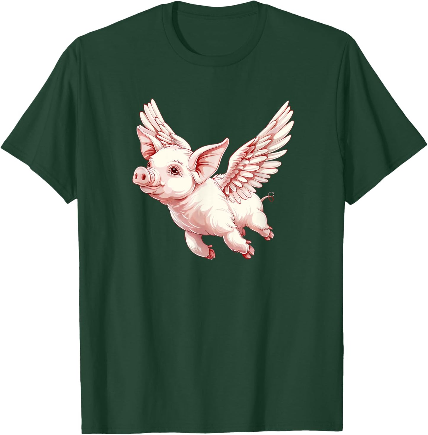 Funny Flying Pigs - Pig Flying - When Pigs Can Fly T-Shirt - T-Shirt | Forest