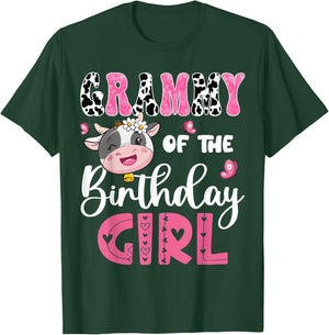 Grammy Of The Birthday Girl Farm Cow 1St Birthday Party T-Shirt - T-Shirt | Forest