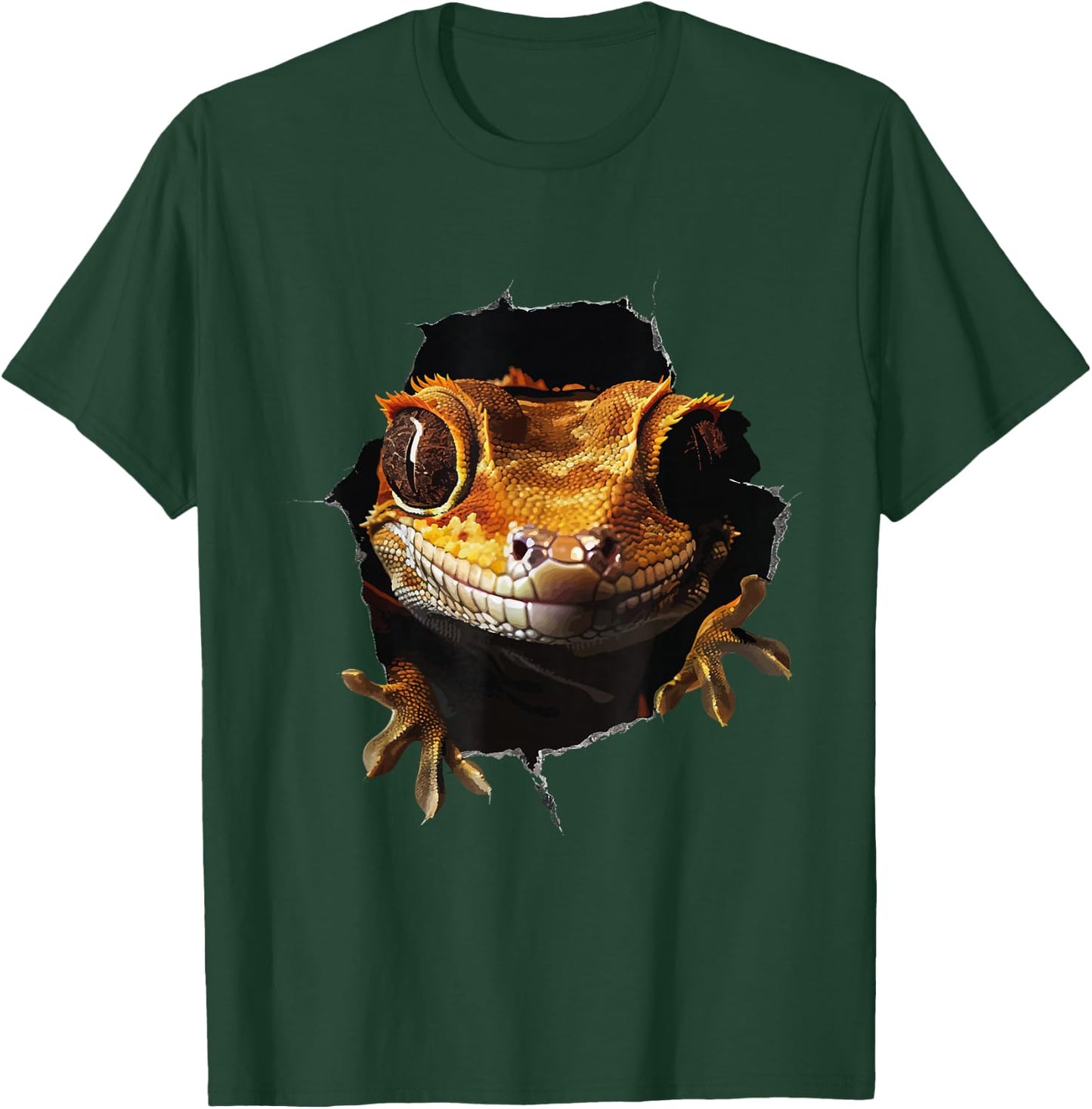 Crested Gecko T-Shirt - T-Shirt | Forest
