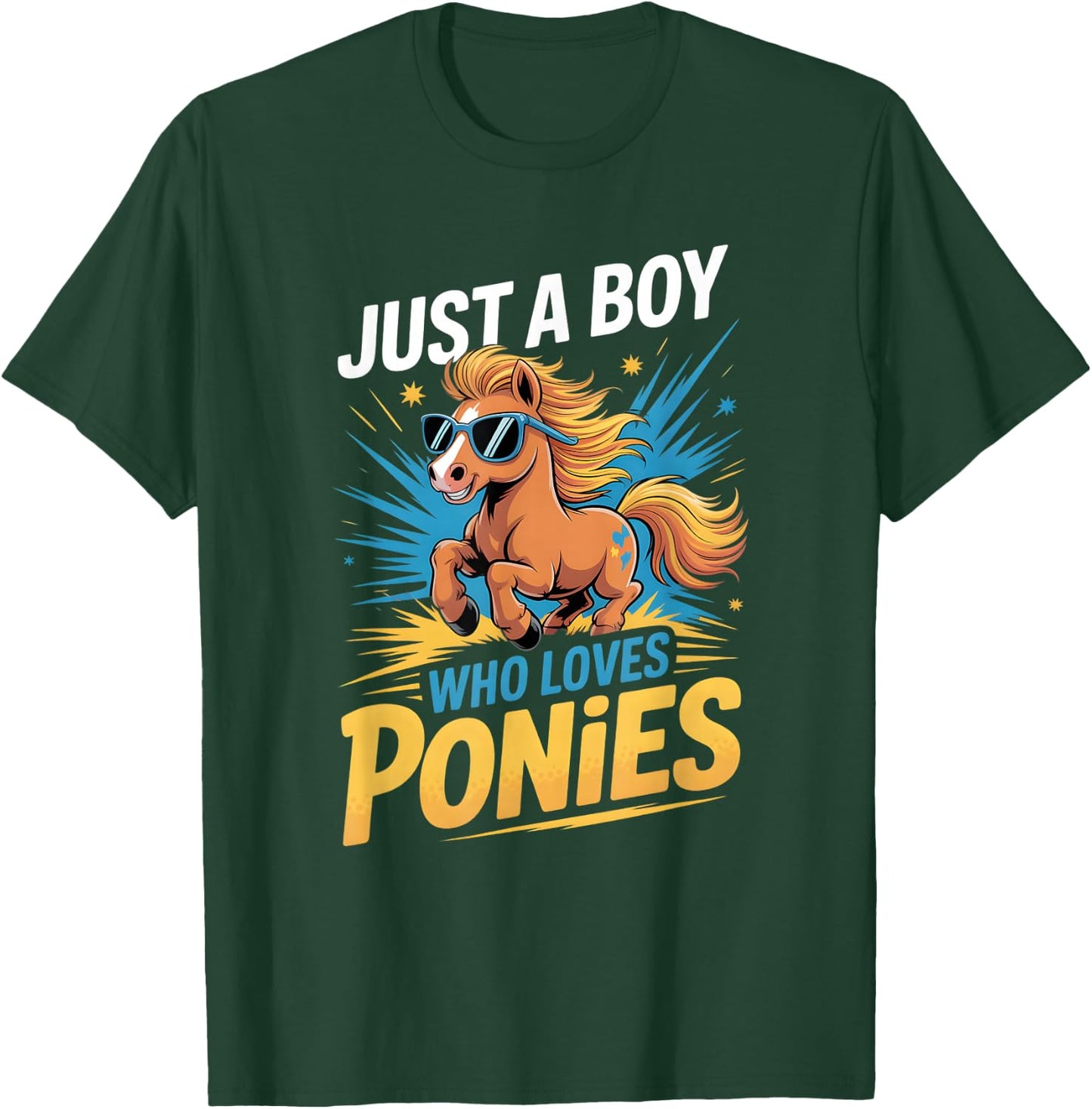 Boys Pony T-Shirt - T-Shirt | Forest