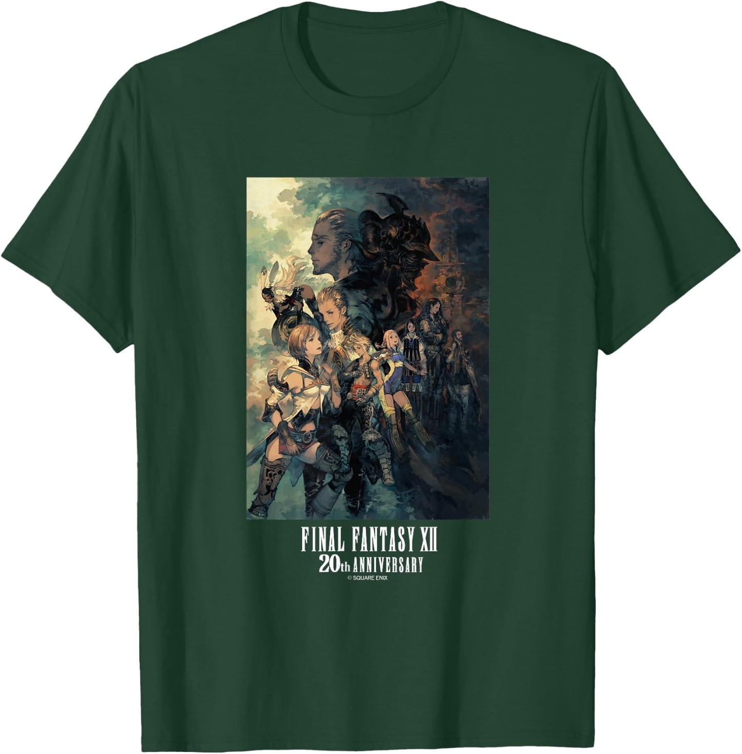 FINAL Fantasy Annivasary Collection FFXII TZA Package Art 2 T-Shirt - T-Shirt | Forest