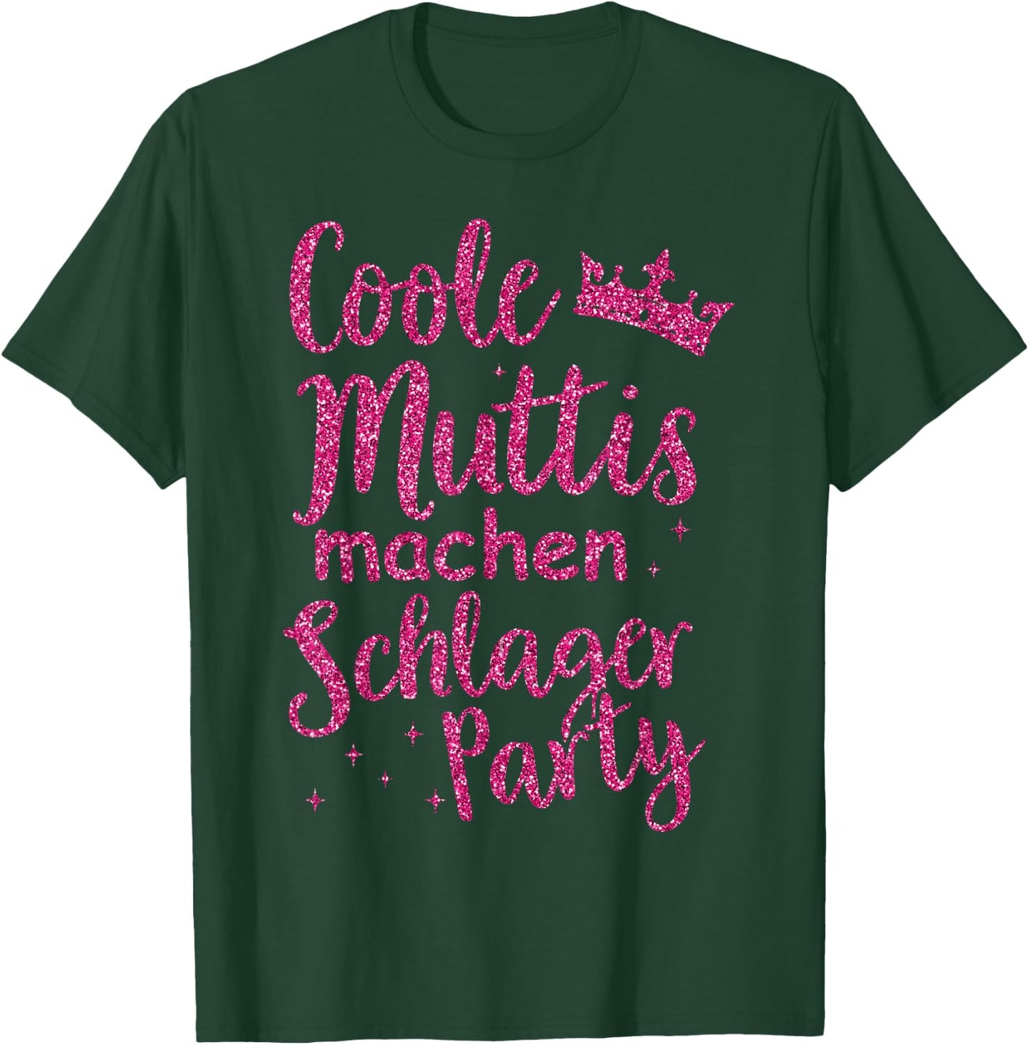 Schlager Music Costume Schlagerfan Schlager Music Party Girls , black T-Shirt - T-Shirt | Forest