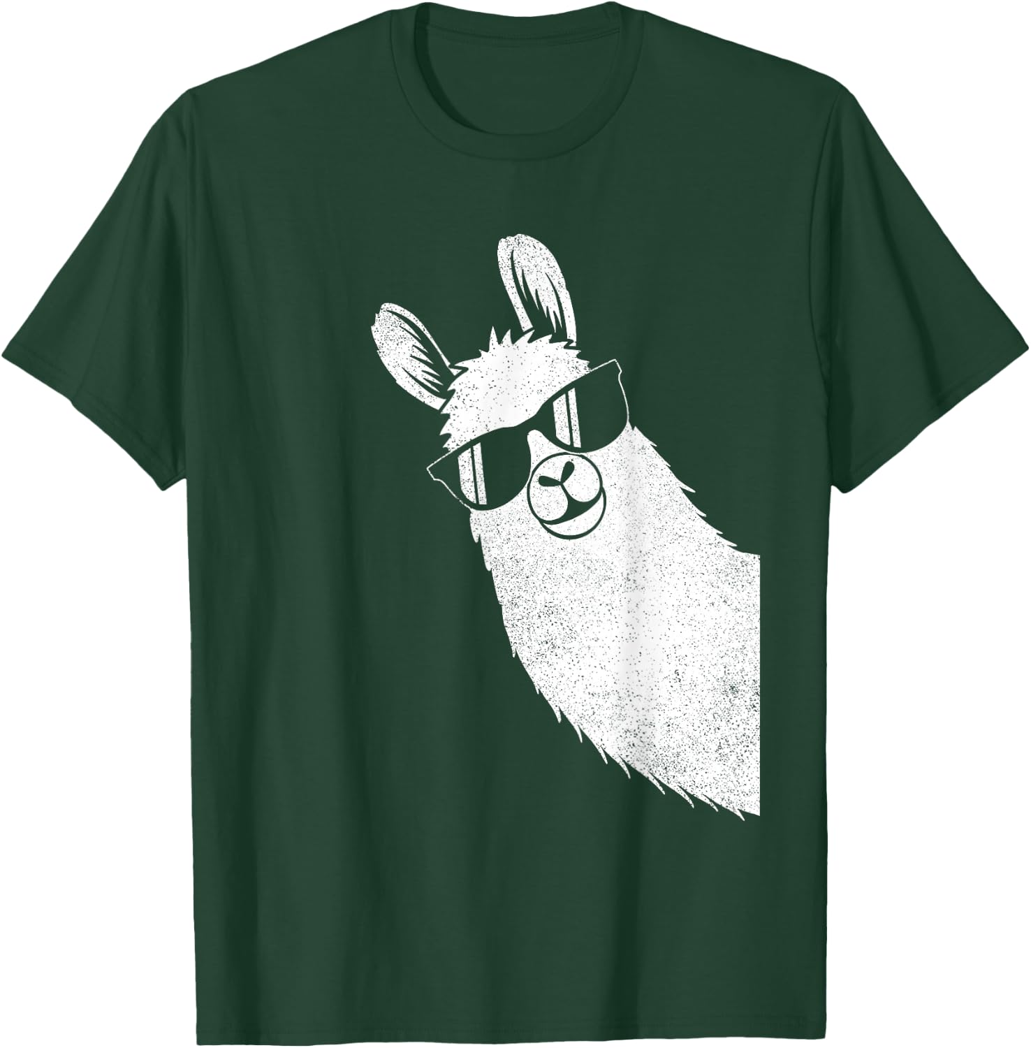 Llama With Sunglasses - Zookeeper Zoologist Wildlife T-Shirt - T-Shirt | Forest