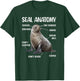 Seal Anatomy Seal Lover Funny Seal T-Shirt - T-Shirt | Forest