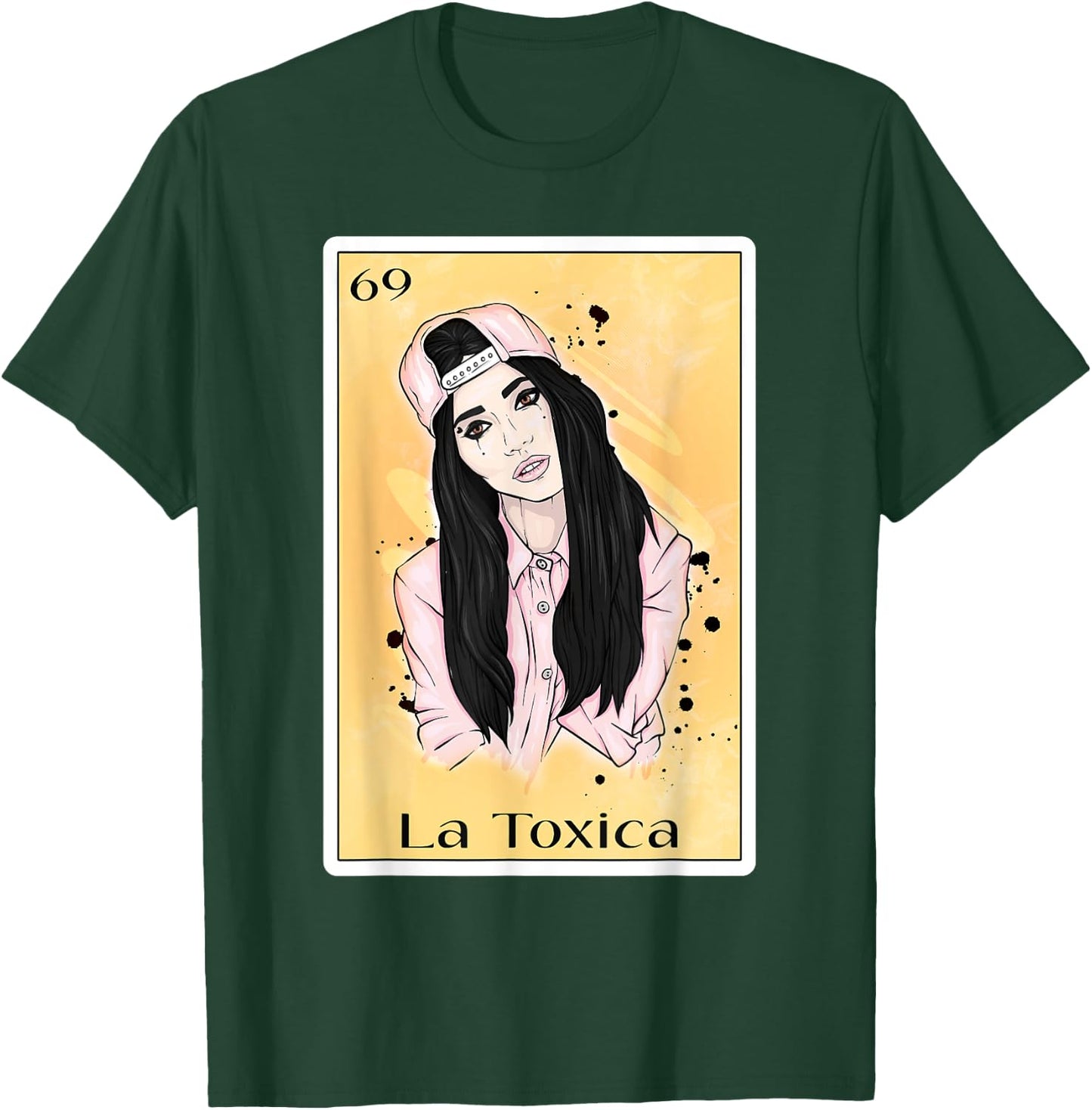 Funny Cool Spanish-Mexican Bingo Gift Toxica - La Toxica T-Shirt - T-Shirt | Forest