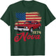 1974 74 Nova Silhouette Muscle Car American Flag T-Shirt - T-Shirt | Forest