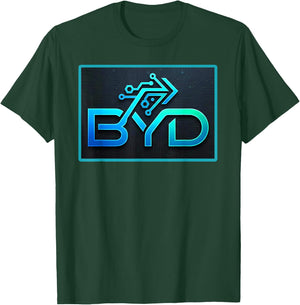 Logo von BYD Tech T-Shirt - T-Shirt | Forest